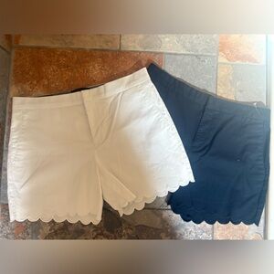 TWO Pair Banana Republic Chino Mid Rise 5" Shorts Women’s Size 6 New NWT / NWOT